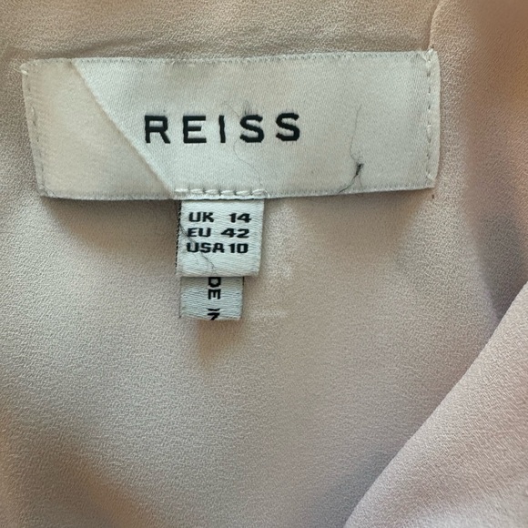 Reiss Jacqueline Leaf Print Mini Dress - Picture 4 of 5